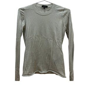 Rag & Bone Sheer Blue/Gray Fitted Sweater